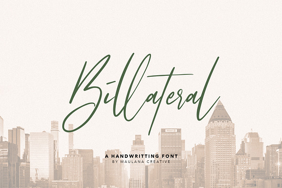 Osttrola Handwritting Font in Script Fonts - product preview 6