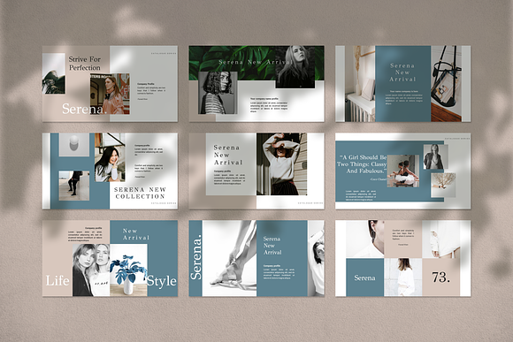 Serena Fashion Keynote Template in PowerPoint Templates - product preview 2