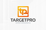 Target Pro - Letter T & P Logo