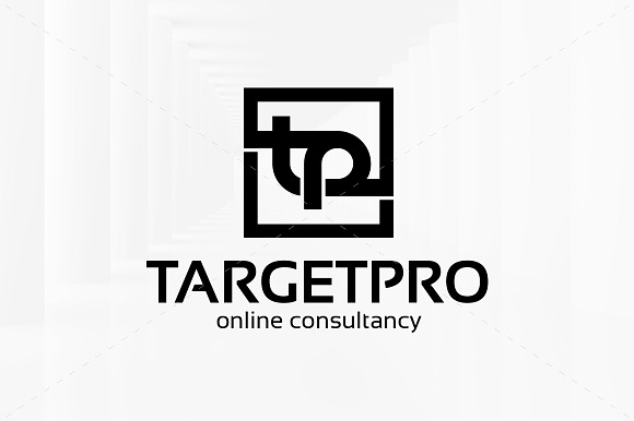 Target Pro - Letter T & P Logo in Logo Templates - product preview 1