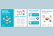 Dental insurance brochure template