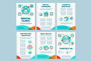 Dental clinic brochure template