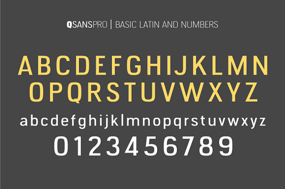 Q SANS PRO font family in Sans-Serif Fonts - product preview 2