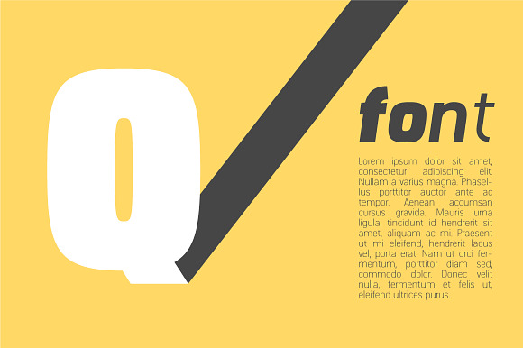 Q SANS PRO font family in Sans-Serif Fonts - product preview 7