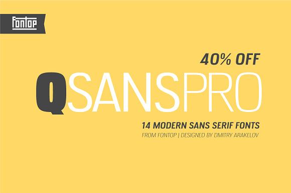 Q SANS PRO font family in Sans-Serif Fonts - product preview 11