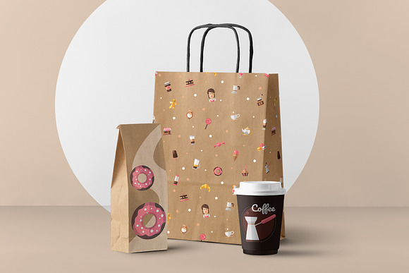Bakery and Coffee Shop Collection in Web Elements - product preview 4