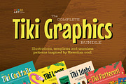Hawaiian and Tiki Graphics Bundle