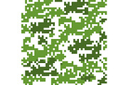 Digital camouflage seamless pattern