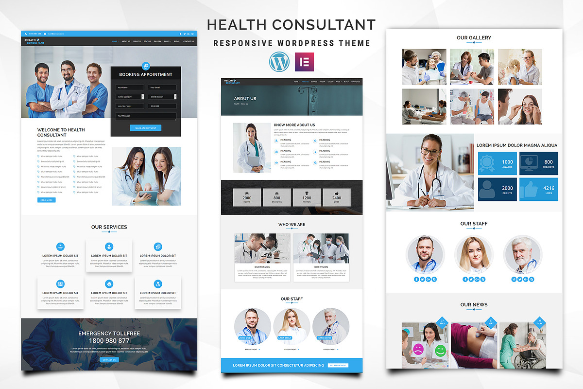 Health Consultant – WordPress Theme in WordPress Business Themes - product preview 8