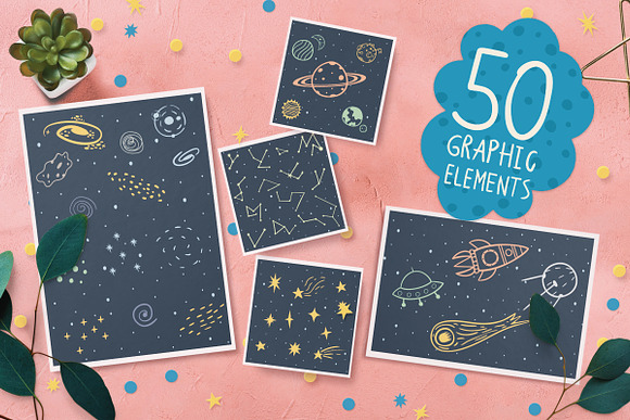 Cats in Deep Space in Illustrations - product preview 6