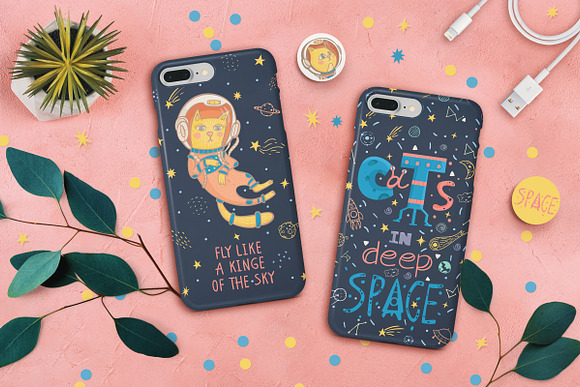 Cats in Deep Space in Illustrations - product preview 9