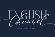 English Channel. Duo Font