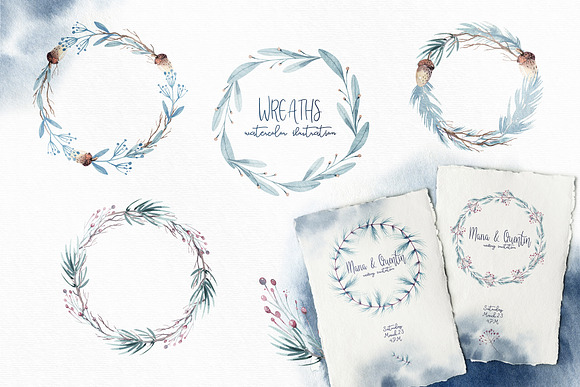 Winter time alphabet collection in Illustrations - product preview 11