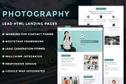 Photography - Landing Page Template