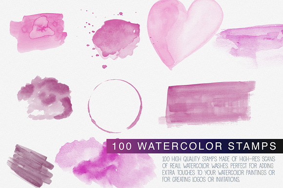 Procreate 5 Watercolor Brush Bundle in Add-Ons - product preview 8