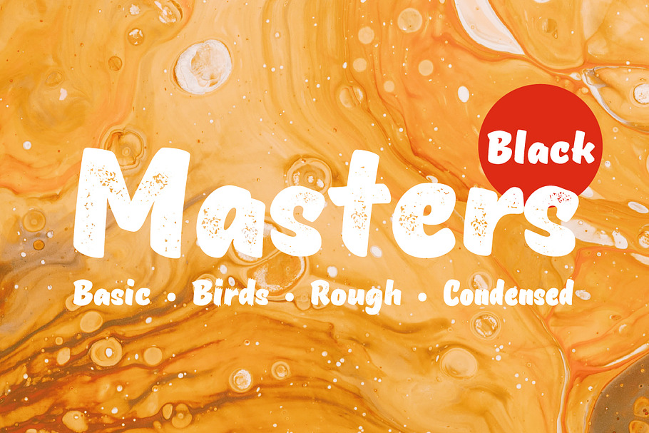 Masters Black Package in Sans-Serif Fonts - product preview 8