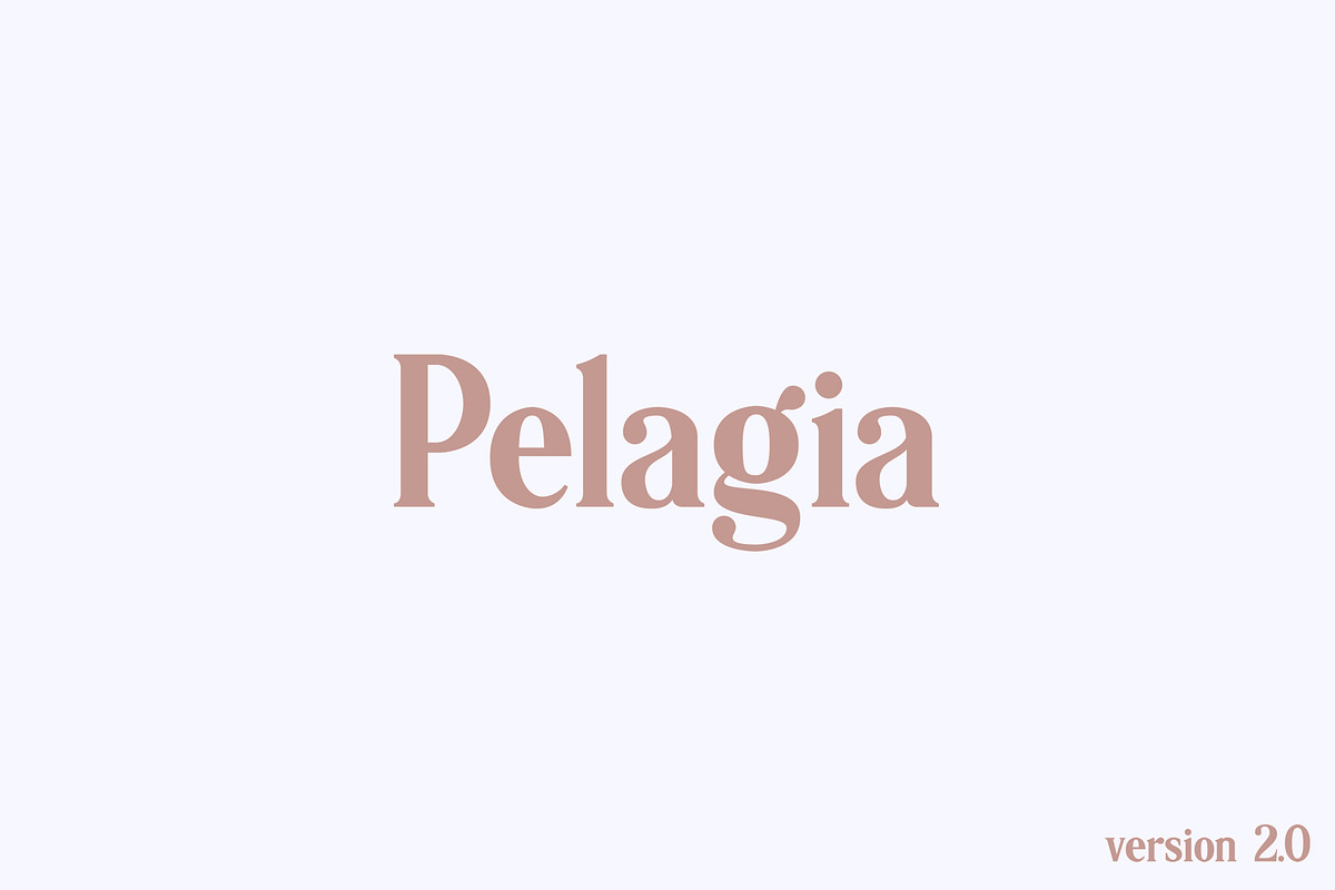 Pelagia Typeface in Serif Fonts - product preview 8