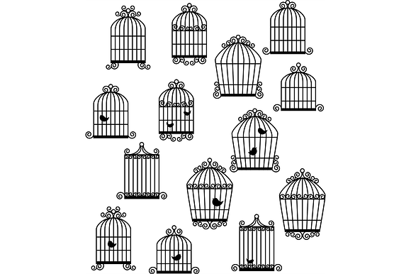 Birdcages Photoshop Brushes in Photoshop Brushes - product preview 1
