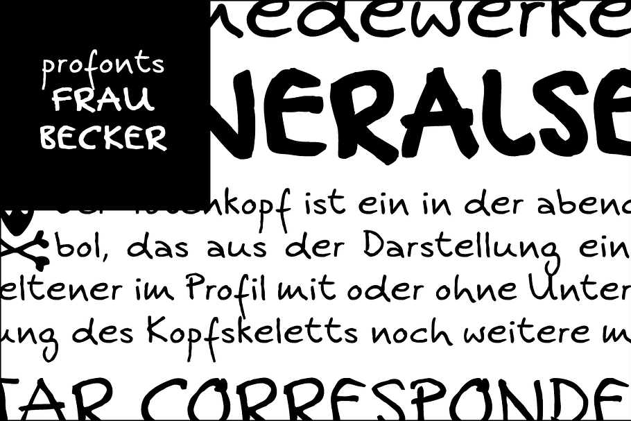 Frau Becker Headline in Script Fonts - product preview 8