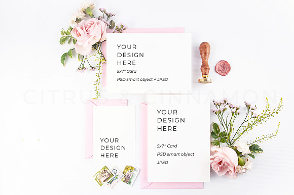 Wedding Stationery Mockup Pack in Print Mockups - product preview 1