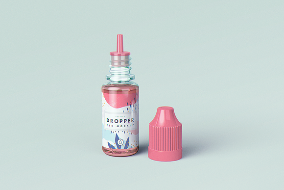 Vape Dropper Bottle MockUp in Product Mockups - product preview 5