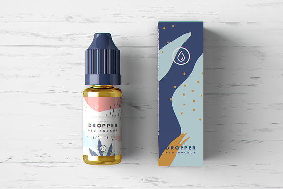 Vape Dropper Bottle MockUp in Product Mockups - product preview 6