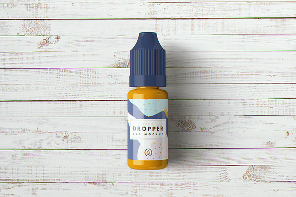 Vape Dropper Bottle MockUp in Product Mockups - product preview 8