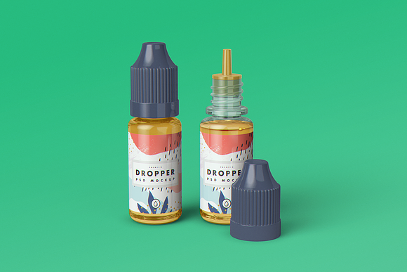 Vape Dropper Bottle MockUp in Product Mockups - product preview 10