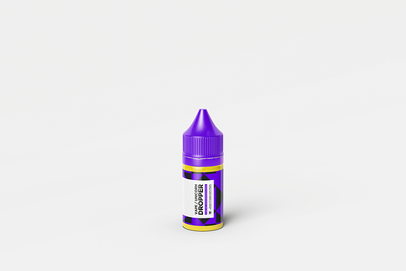 All Sizes Vape Dropper Bottle MockUp in Product Mockups - product preview 4