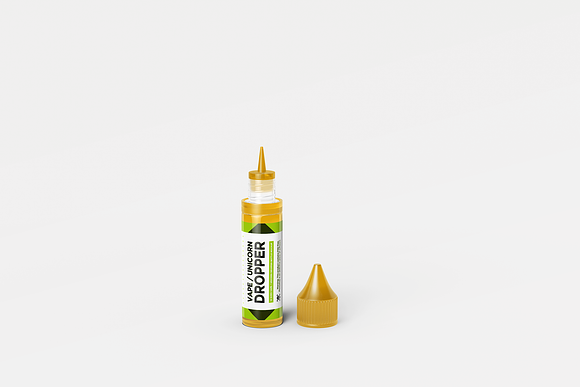 All Sizes Vape Dropper Bottle MockUp in Product Mockups - product preview 6