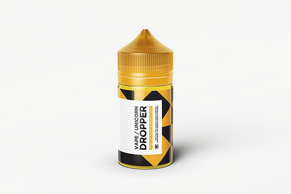 All Sizes Vape Dropper Bottle MockUp in Product Mockups - product preview 14