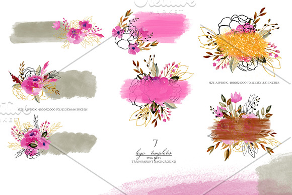 Crimson and Gold collection in Illustrations - product preview 8