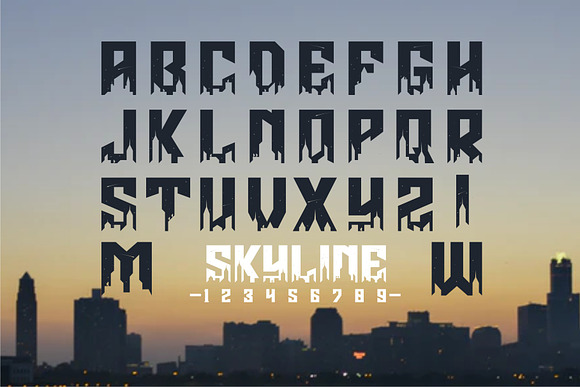 SKYLINE DISPLAY FONT in Display Fonts - product preview 3