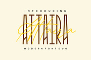 Attaira - Display & Signature Font