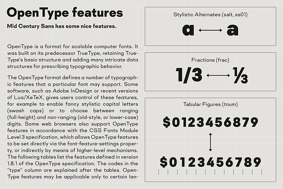 Mid Century Sans in Sans-Serif Fonts - product preview 3