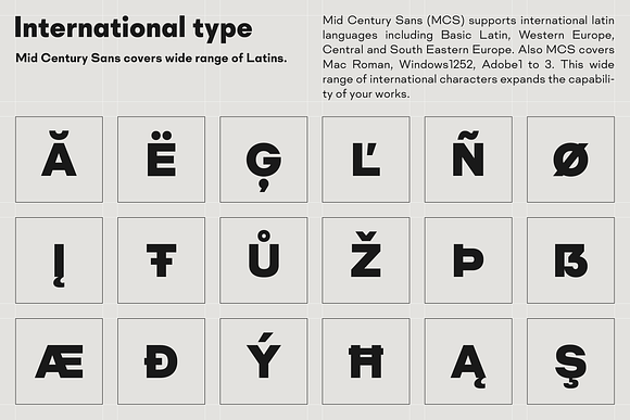 Mid Century Sans in Sans-Serif Fonts - product preview 4