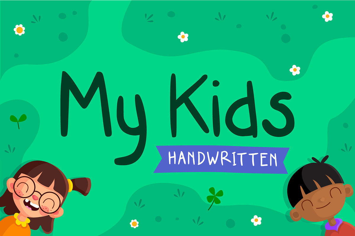 My Kids Handwritten - Font in Display Fonts - product preview 8