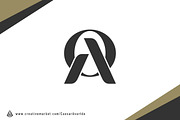Initial A & O Logo Template