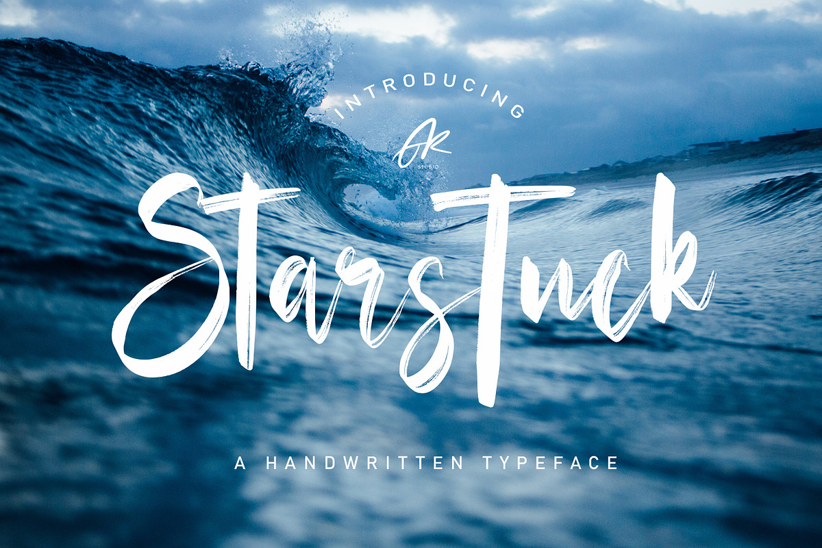 Starstuck Handwritten Typeface in Display Fonts - product preview 8