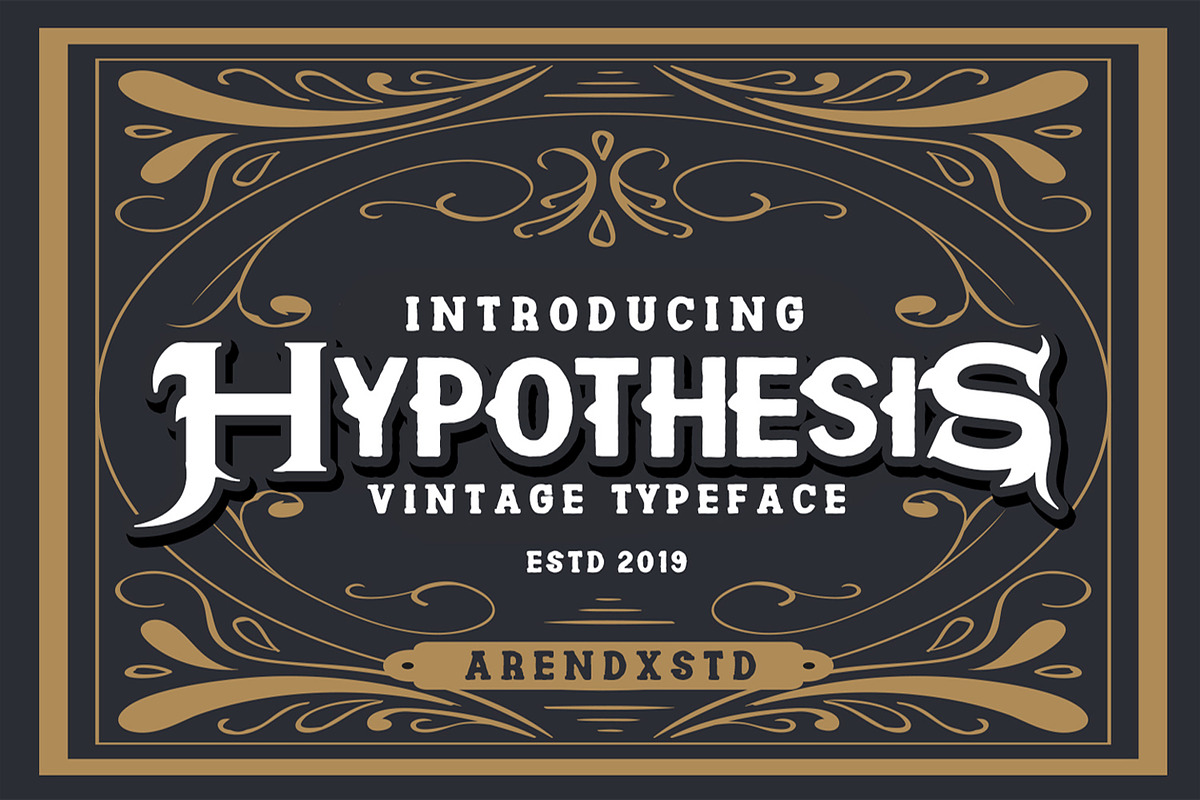 Hypothesis Typeface in Display Fonts - product preview 8