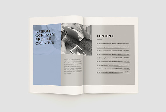 Design Company Profile in Brochure Templates - product preview 3