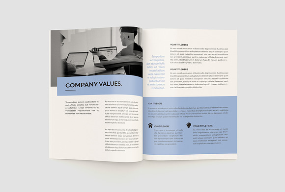 Design Company Profile in Brochure Templates - product preview 5