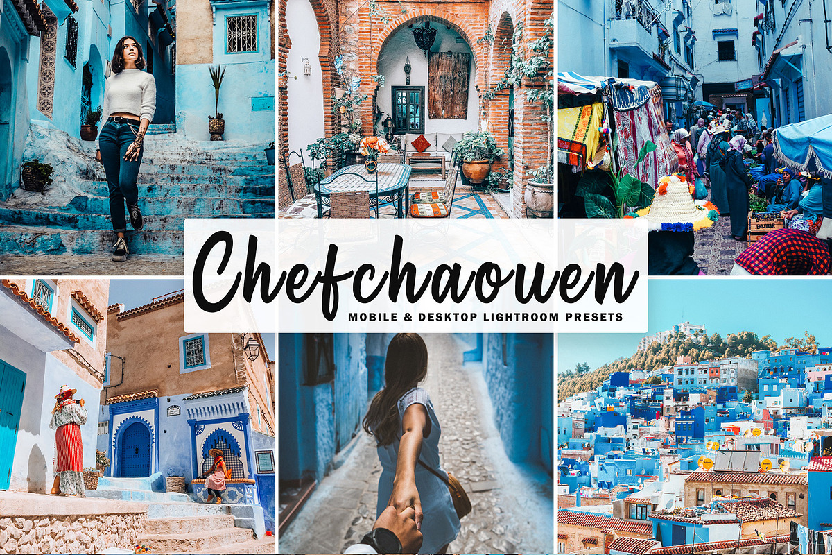 Chefchaouen Lightroom Presets Pack in Add-Ons - product preview 8