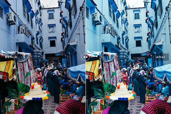 Chefchaouen Lightroom Presets Pack in Add-Ons - product preview 3