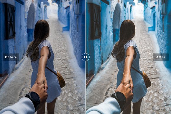 Chefchaouen Lightroom Presets Pack in Add-Ons - product preview 5