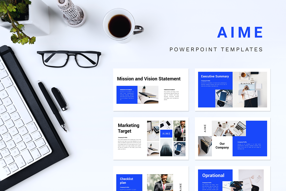 Aime Creative PowerPoint Template in PowerPoint Templates - product preview 8