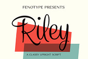 Riley -Vintage Script