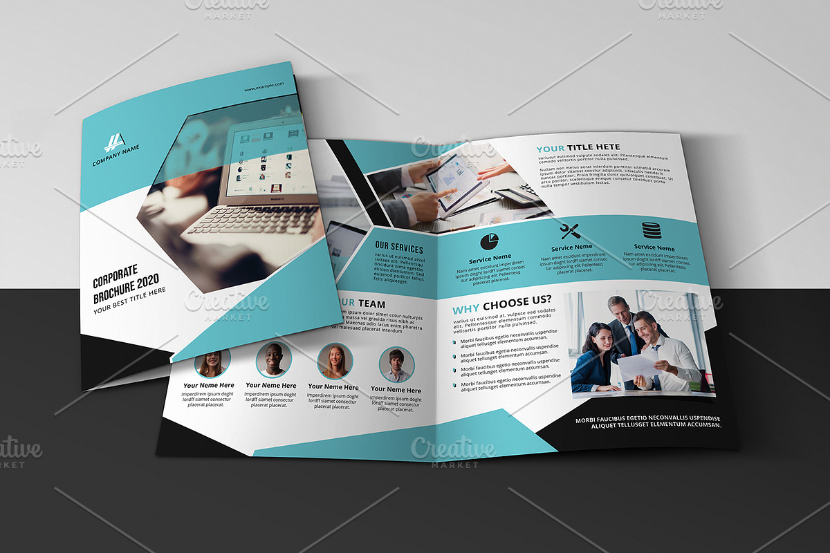 Business Bifold Brochure V972 in Brochure Templates - product preview 8