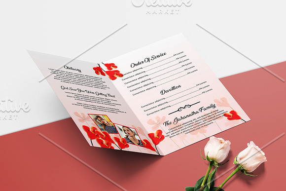 Funeral Program Template-V972 in Brochure Templates - product preview 2