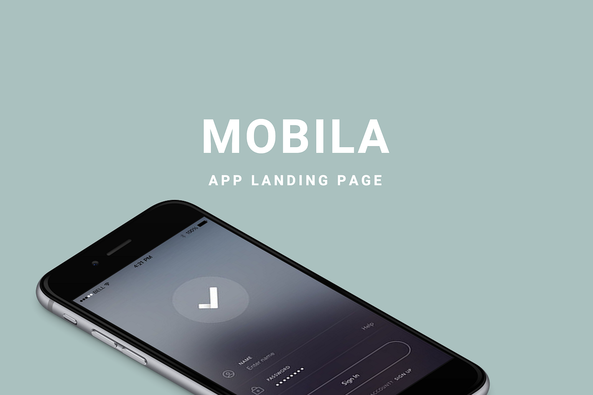Mobila - App Landing Page in Bootstrap Themes - product preview 8